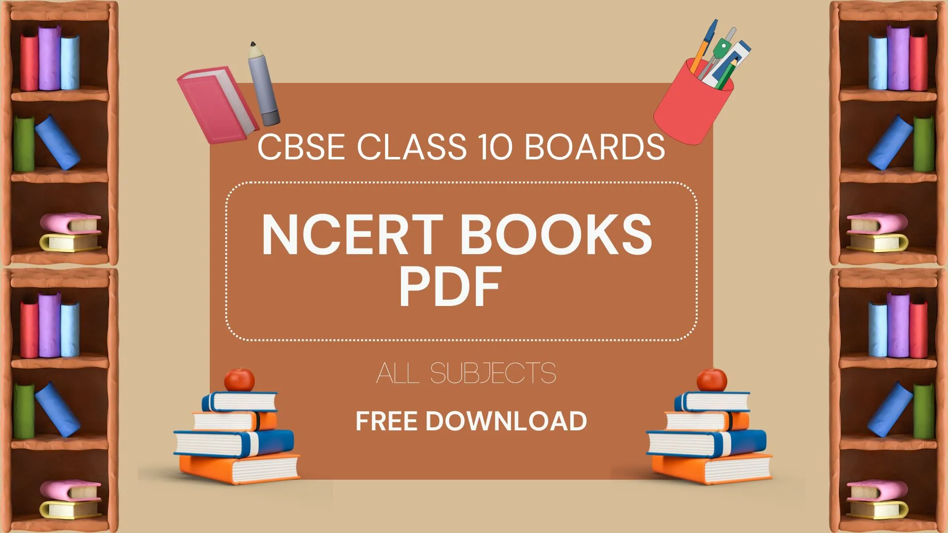 NCERT Books For Class 10 PDF Download